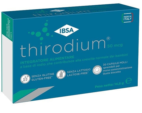 ibsa farmaceutici italia srl thirodium 50mcg 30 capsule molli nuova formulazione ean 8033638959237