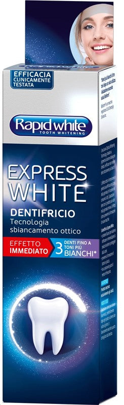 icim bionike rapid white dentifricio express white 75ml rapid white ean 8029041301114