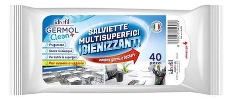 idrofil germol clean salviettine igieniche superfici 40 pezzi ean 8020255040059