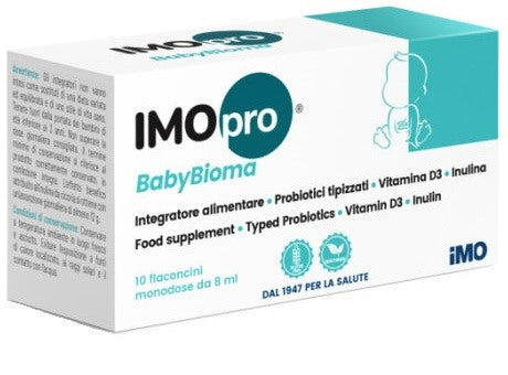 imo imopro babybioma 10 flaconcini da 8 ml imo ean 8055713390193