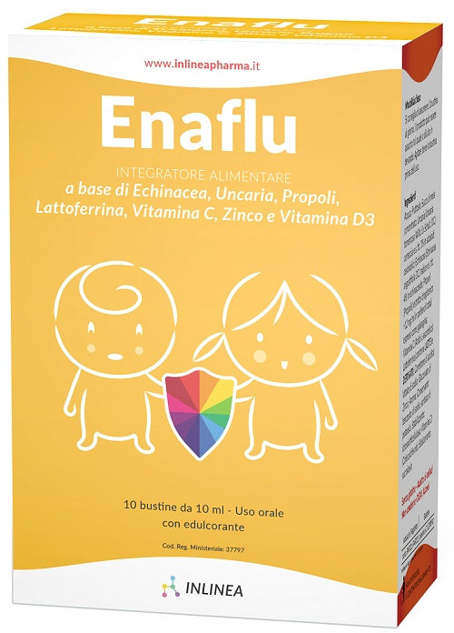 inlinea enaflu 10 bustine da 10 ml