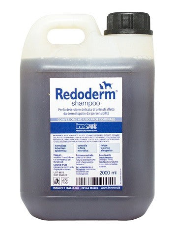 innovet italia redoderm shampoo cane gatto flacone 2 litri redoderm ean 8021676020040