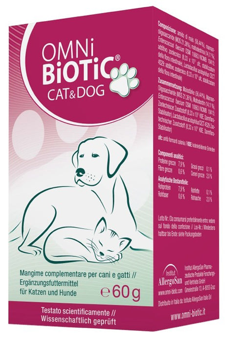 institut allergosan omni biotic catdog barattolo 60 g ean 9120117910014