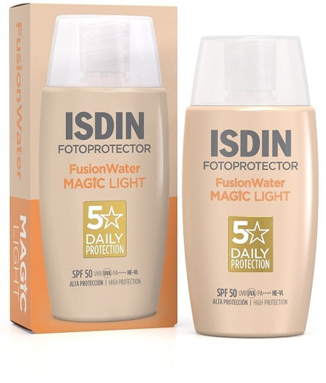 isdin fusion water magic color light spf50 50 ml isdin ean 8429420231504