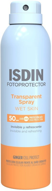 isdin transparent spray wet skin spf50 250 ml isdin ean 8429420187948