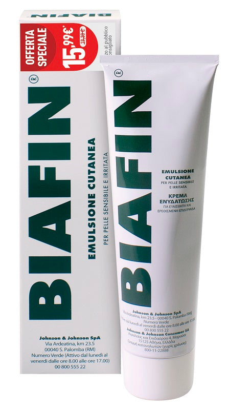 johnson johnson biafin emulsione cutanea 100 ml promo biafin ean 3574661505916