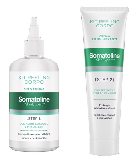 l manetti h roberts c somatoline skin expert kit peeling corpo 1 gel peeling 200 ml 1 crema riequilibrante 100 ml ean 8002410067842