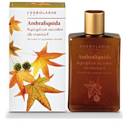 lerbolario ambraliquida bagnogel con microsfere alla vitamina e 250 ml lerbolario ean 8022328103050
