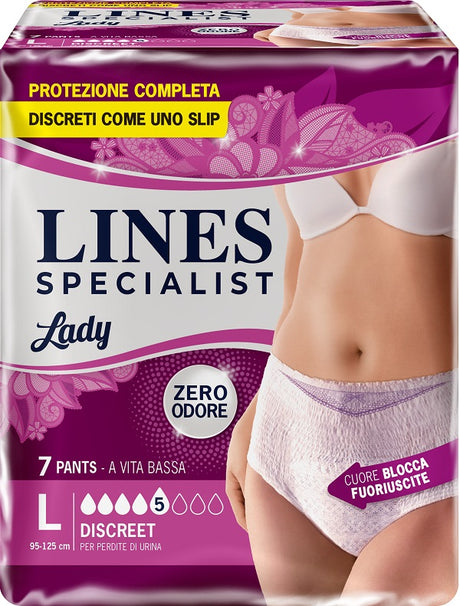 lines lines specialist pants discreet l farma 7 pezzi lines ean 8001480015906