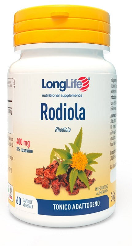 longlife longlife rodiola 3 rosavine 400 mg 60 tavolette longlife ean 8054521004810