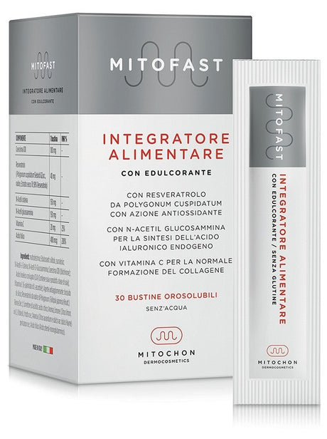 mitochon mitofast 30 stick orosolubili ean 8056254560007