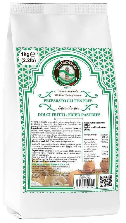 molino dallagiovanna g r v preparato speciale per dolci fritti 1 kg ean 8033772091121