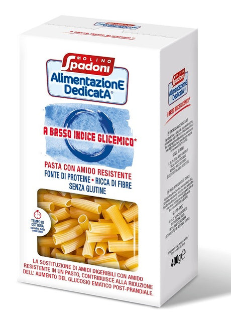 molino doni alimentazione dedicata maccheroni basso indice glicemico senza glutine 400 g ean 8002213014432