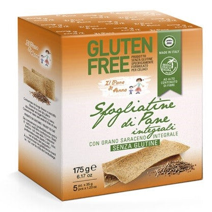 molino rivetti pietro il pane di anna sfogliatine pane integrale senza glutine 315 g pane anna ean 8032636191335