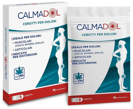 montefarmaco otc calmadol cerotto per dolori 6 pezzi ean 8058363620986