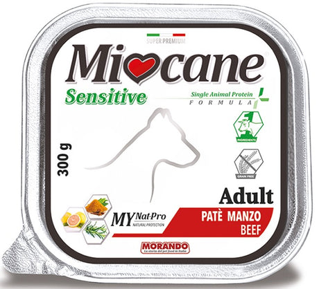 morando sensitive single animal protein formula adult pate manzo 300 g sensitive ean 8007520083201