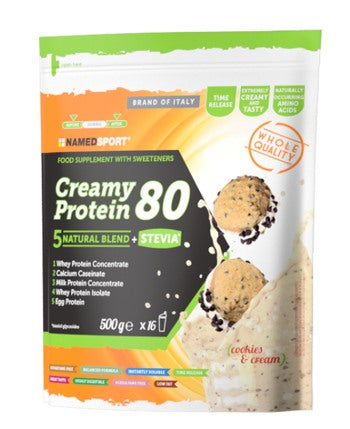 namedsport creamy protein 80 cookies cream 500 g named ean 8054956341610