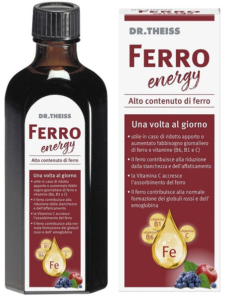 naturwaren italia theiss ferro energy 250 ml dr theiss ean 4016369509463