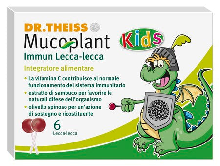 naturwaren italia theiss mucoplant lecca lecca immun 6 pezzi dr theiss ean 4016369511343