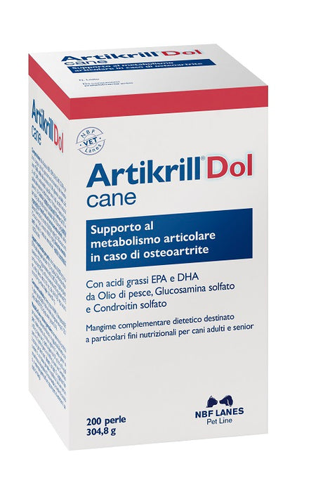 nbf lanes vet artikrill dol cane flacone 200 perle artikrill ean 8056590980071