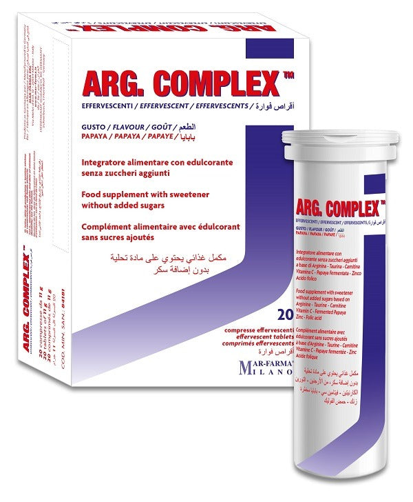 nessuno arg complex 20 compresse effervescenti ean 8023496000974
