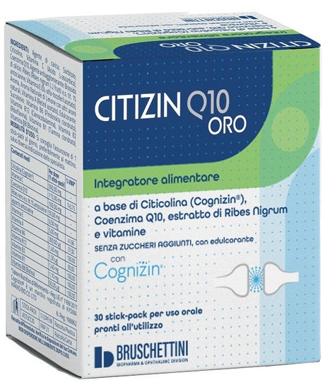 nessuno citizin q10 oro 30 stick pack orosolubili da 3 g