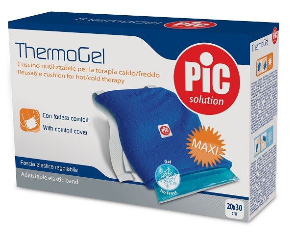 nessuno cuscino thermogel riutilizzabile per terapia caldo freddo cm 20x30 con fodera fascia elastica itc ean 4897128662328