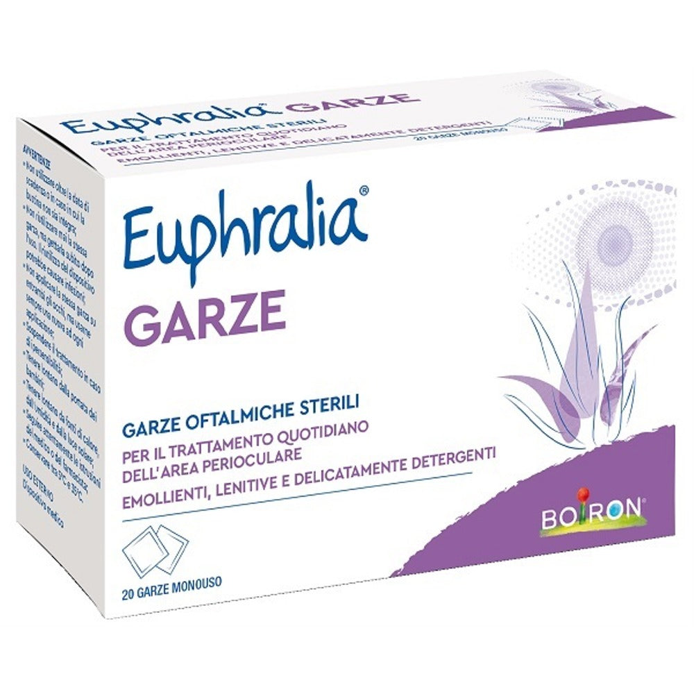 nessuno euphralia garze oftalmiche monouso 20 pezzi ean 8052432891109