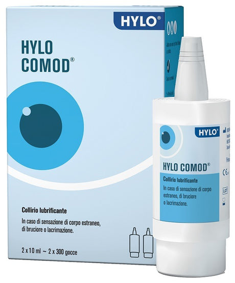 nessuno hylo comod gocce oculari ialuronato di sodio 01 2 flaconc ini da 10 ml