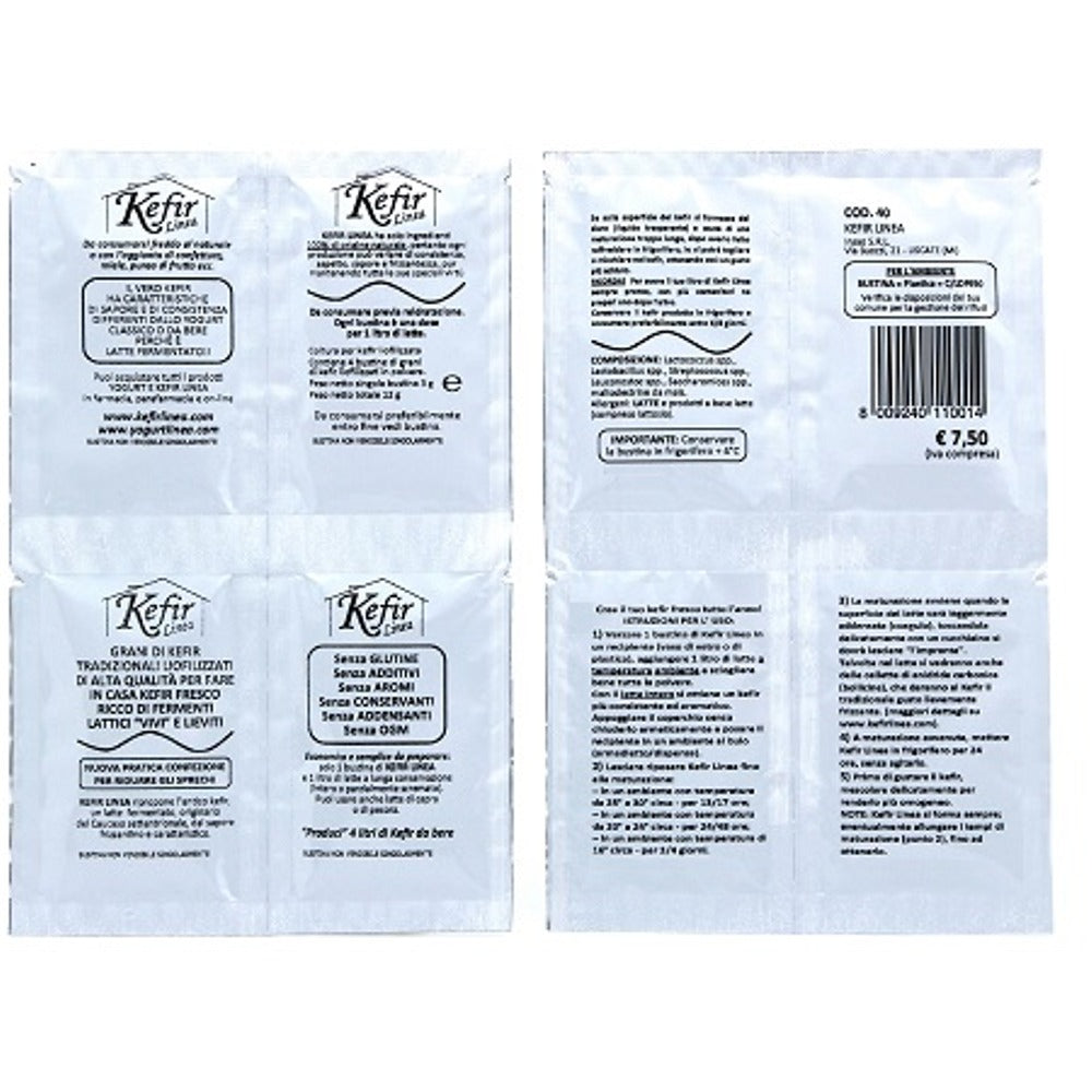 nessuno kefir linea 4 bustine da 3 g ean 8009240110014