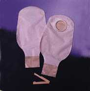 nessuno sacca a fondo aperto trasparente con pellicola di rivestimento dispositivo due pezzi con sistema di aggancio atraumatico consecura 70mm 10 pezzi ean 0768455060405