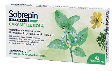 nessuno sobrepin natura caramelle gola 20 pastiglie ean 806812282920