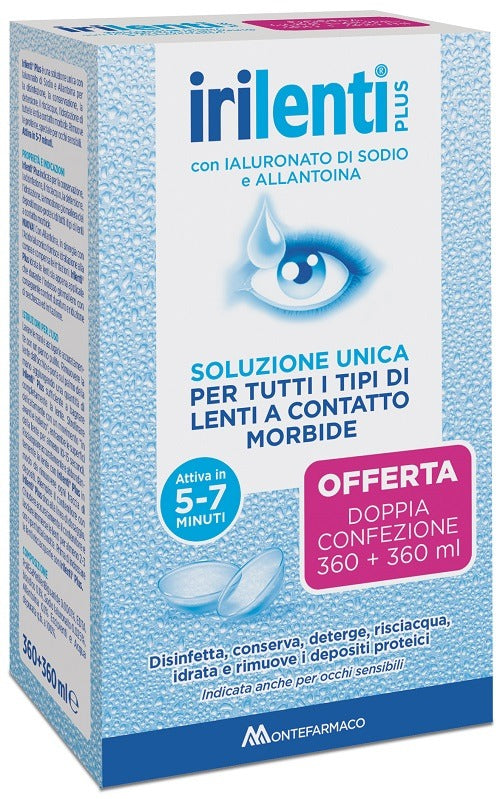 nessuno soluzione unica per lenti a contatto irilenti 2 pezzi da 360 ml ean 8058363621211