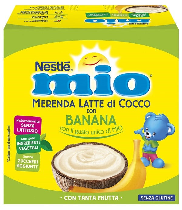 nestle italiana mio merenda latte cocco con banana 4 pezzi ean 8445291309487