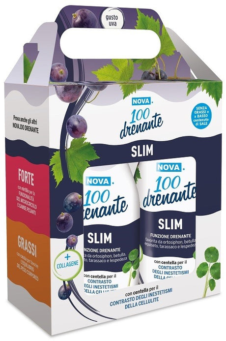 nova argentia ind farm nova 100 drenante slim uva bipack 2 x 300 ml nova argentia ean 8056471911200