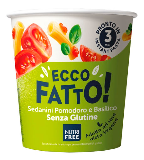 nt food nutrifree ecco fatto sedanini pomodoro e basilico 70 g nutrifree ean 8008696031928