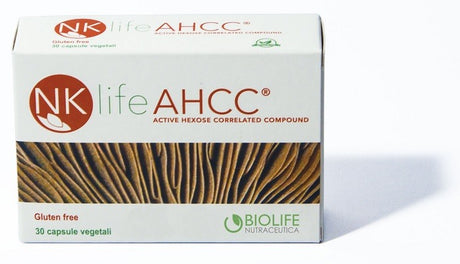 nutraceutica biolife nklife ahcc 30 capsule ean 8056249810193