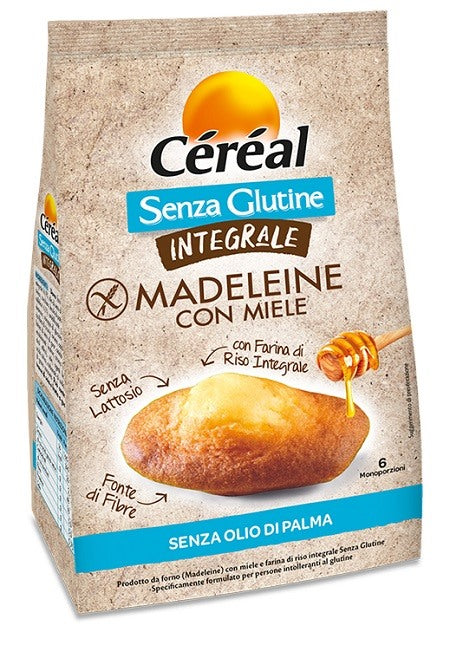 nutrition sante italia cereal senza glutine integrale madeleine con miele 170 g cereal ean 3175681263659