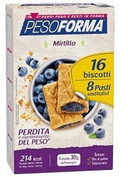 nutrition sante italia pesoforma biscotti mirtilli 8 pasti 16 biscotti pesoforma ean 3175681251588