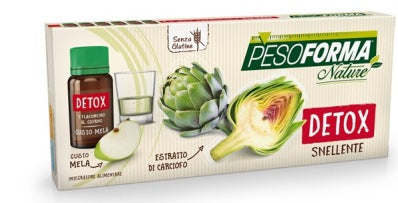 nutrition sante italia pesoforma nature detox snellente 6 flaconcini da 10 ml pesoforma ean 3175681237346