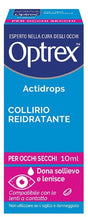 optrex collirio reidratante occhi secchi optrex actidrops 10 ml optrex ean 8050624481701