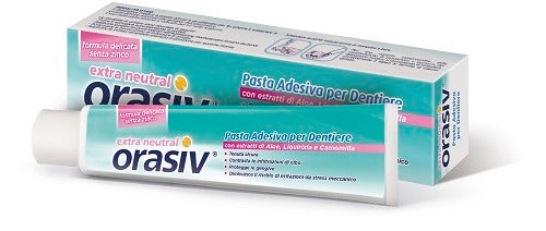 orasiv orasiv extra neutral pasta adesiva per dentiere 40 g orasiv ean 8053689861488