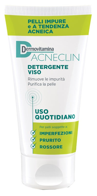 pasquali dermovitamina acneclin detergente viso uso quotidiano 200 ml dermovitamina ean 8032738384857