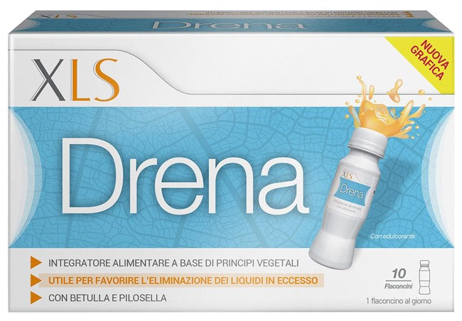 perrigo italia xls drena 10 flaconcini x 10 ml xls ean 8004283144132