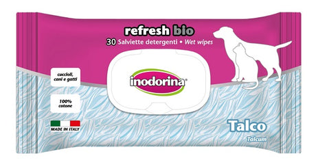 pet village srl inodorina salviette bio talco 30 pezzi inodorina ean 8031398124650