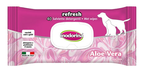 pet village srl salviette aloe vera inodorina 40 pezzi inodorina ean 8031398000817