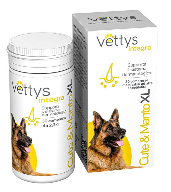 pharmaidea vettys integra cute manto xl cane 30 compresse