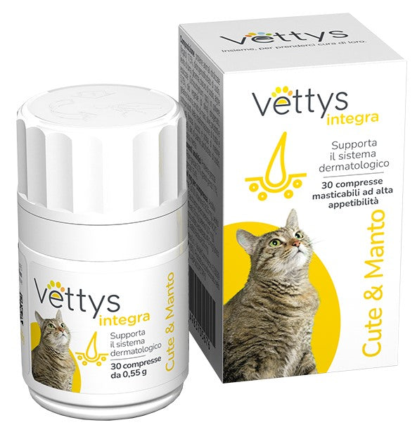 pharmaidea vettys integra cutemanto gatto 30 compresse masticabili