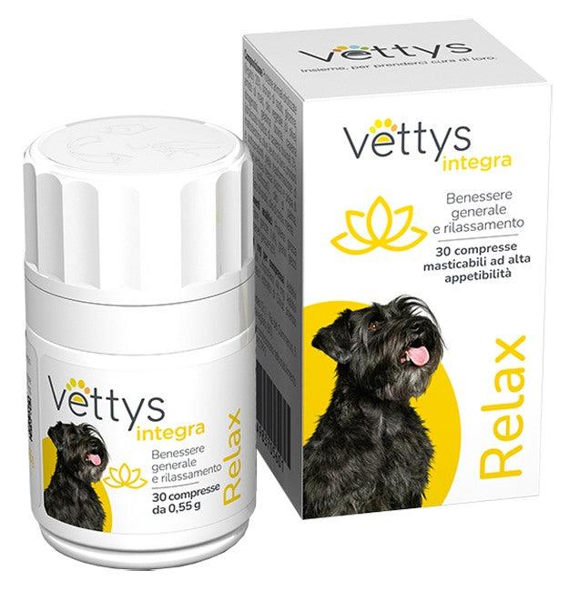 pharmaidea vettys integra relax cane 30 compresse masticabili