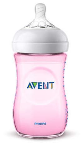 philips spa avent biberon natural pp 260ml rosa single pack avent ean 8710103875956